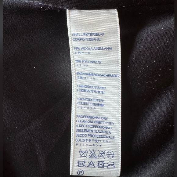 REBECCA MINKOFF wool & cashmere blazer, blue & camel, never worn - Picture 6 of 6